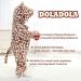 Doladola Unisex Baby Romper Jumpsuit 18-24 Months - Hooded Cartoon Sleepsuit in Coffee Cow Design - Buy Online on GoSupps.com