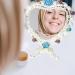 Uonlytech 1 Set Love Makeup Mirror Metal Decorate Handheld Woman Silver silver White - Buy Online on GoSupps.com
