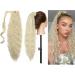 20 Inch Bleach Blonde Corn Wave Ponytail Clip-in Hair Extension for Women - Buy Online on GoSupps.com