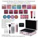 Hot Sugar Makeup Kit for Girls and Women - Full Starter Cosmetics Set with Eye Shadow Palette, Lip Balm, Blush, Lip Gloss, Brush, Lip Pencil, Eye Pencil, and Mirror - Mermaid-Inspired Beauty Collection - Buy Online on GoSupps.com