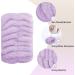 8PCS Microfiber Spa Wrist Washband Towels for Women - Elastic Absorbent Wristbands with Toiletry Bags in Beige, Rose, Brown, Purple - Buy Online on GoSupps.com