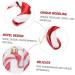 Cabilock 18 Pcs Crutch Pendant Holiday Candy Cane Hanging Ornament Kid Toy Child Christmas Plastic Makeup Red - Buy Online on GoSupps.com