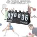 Upstreet Portable Scoreboard for Indoor & Outdoor Sports - Ping Pong, Baseball, Tennis, Basketball - Flip Up to 99 - Black/White - Buy Online on GoSupps.com