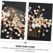 DOITOOL 1pc Bridal Comb Combs for Women Hair Accessories Crystal Headpiece Rhinestone Headwear Womens Hair Clips Handmade Headwear Pearl Hair Pin Bride Alloy Rhinestones Decorate - Buy Online on GoSupps.com