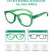 Eyekepper Cat Eye Reading Glasses | Oversized Stylish Women s Green Glasses +1.75 - International Shipping - Buy Online on GoSupps.com