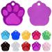 Ibera Gifts - Personalized dog brand paw for small to medium -sized dogs and cats with engraving name collar personalized pendant brand address trailer dog hall band (purple)