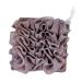 Shower Loofah with Drawstring Soap Holder Bubble Maker Soft Scrubbing Sponge for Rich Back Scrubbing Reusable Supplies Light Weight Washable Bathroom Products (Coffee)