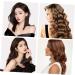 FRCOLOR Straight Hair Extensions Hairpieces for Real Slico Hair Styling Brown Wigs Hair Bands for Women's Hair Black Real Hair Extensions Gradient Hairpin Beads Tape - Buy Online on GoSupps.com