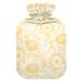 Heat bottle with a soft velvet cover sunflower heating bag for pain relief hot and cold compress body bed warmer 1 l sunflower9 Small