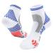 1 couple Far Infrared Schorl Titanium Ion Heightening Booster Socks Higher Booster Socks Ankle Compression Sock compression stockings great support stockings pfe m white
