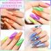 MIZHSE Neon Reflective Cat Eye Gel Nail Polish Set - Fluorescent Glitter Magnetic Neon Gel Varnish - Buy Online on GoSupps.com