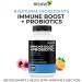 RENEW ACTIVES Antioxidant Elderberry Probiotics Zinc Vitamin C & Organic Turmeric 700MG per 2 Capsules For Immune Function Collagen Formation & Overall Wellness Made in Canada - 60 Capsules - Buy Online on GoSupps.com
