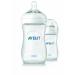 Philips AVENT BPA Free Natural Polypropylene Bottle  9 Ounce  2 Pack 2 Count (Pack of 1) Clear