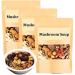 LXCJZY Soup Package Of 11 Types Of Mushrooms Mushroom Soup Bag Nutritious Mushroom and Herb Soup Set Dry Abalone Nutritious (45g/bag 3pcs) 3pcs 45 g (Pack of 1)