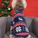 Yaodhaod Dog Sweater for Small Dogs - Fleece Ethnic Style Winter Clothing Ultra Soft Thermal Blue Sweatshirt (M) - Buy Online on GoSupps.com