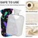 Bats Stars Hot Water Bottle with Cover - 1L Small BPA Free Bag for Back Pain Relief & Hot/Cold Therapy | International Shipping - Buy Online on GoSupps.com