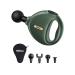 Bitfinic Mini Massage Gun Portable Deep Tissue Percussion Muscle Back Massager for Pain Relief with 4 Massage Heads 4 Speed High-Intensity Green