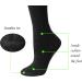 Yomandamor Women's Cushioned Crew Diabetic Socks - 4 Pairs Thick Non-Binding Top Boot & Dress Socks (Size 9-11) - Black - Buy Online on GoSupps.com