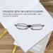 Umwhcw Portable Foldable Reading Glasses - Compact 2.0 Black with Mini Flip Top Bag for Men & Women - Buy Online on GoSupps.com
