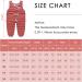 Maeau Baby Snow Bib Overalls | Toddler Winter Pants | Windproof Trousers | 6M-4Y | Tag 80/6 M | A-pink - Buy Online on GoSupps.com