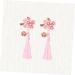 ibasenice 1 Pair Tassels Hairclips Hair Barrettes for Girls Hair Accessories for Girls Flower Hair Accessories Polymer Clay Cane Kids Hair Accessories Qipao Chinese Style Pair Clip Child - Buy Online on GoSupps.com
