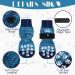 Expawlora Adjustable Dog Socks - Soft Breathable Paw Protection for All Dogs - Non-Slip Traction for Wooden Floors - Blue L Large (4 Count) - Buy Online on GoSupps.com
