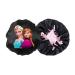 2PCS Kids Reversible Satin Double Layered Toddler Bonnet Sleeping Cap for Curly Natural Hair Satin Hair Bonnets Cartoon Character Night Sleeping Cap for Girls (Frozen and Paw Patrol)