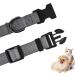 Audwud Adjustable Nylon Dog Collar - Thick & Durable Flint Gray 4 Sizes for Small to Large Dogs - Buy Online on GoSupps.com