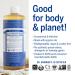 Dr. Bronner's Pure-Castile Soap (Peppermint 907.2g) - Organic Vegan 18-in-1 Uses for Face Body Hair Laundry & Pets - International Shipping Available - Buy Online on GoSupps.com