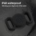 Wallfid Airtag Silicone Dog Collar | GPS Location & Anti-Loss Cover | Waterproof Black & Blue | Compatible with Apple Airtag - Buy Online on GoSupps.com