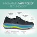 Orthofeet Solerno 8 Black Women's Plantar Fasciitis Shoes | Heel Pain Relief & Arch Support - Buy Online on GoSupps.com