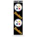 Rico Industries NFL Football Quad Decal 3" x 12" Quad Decal - (4) Decals Pittsburgh Steelers