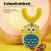 Kids U Shaped Electric Toothbrush - Cute Automatic Silicone Teeth Whitening Brush (USB Charging Yellow - Buy Online on GoSupps.com