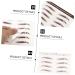 BIUDECO 6 Pcs Eyebrow Stickers Hair Temporary Tattoos for Natural Look Easy Peel Off Makeup Transfer for Women and Girls - Buy Online on GoSupps.com