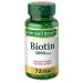 Biotin by Nature's Bounty, Vitamin Supplement, Supports Metabolism for Energy and Healthy Hair, Skin, and Nails, 5000 mcg, 72 Softgels