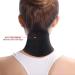 Xinchi Neck Bandage for Neck Pain Relief - Ergonomic Self-Warming Adjustable Support Collar with Velcro Fastener - Breathable Neck Brace for Men & Women - Black - Buy Online on GoSupps.com