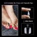 240pc Clear Full Cover Short Square Gel X Toenail Tips - False Toe Pedicure Design for Gel/Acrylic Toe Nails Extension - Buy Online on GoSupps.com