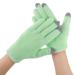 Touchscreen Gloves for Eczema and Dry Hands Overnight- Moisturizing Gloves with Gel Lining Hydrating Cracked Hand Treatment Fuzzy Gloves Touchscreen Sleeping Spa Lotion Glove for Women Green