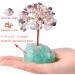 Xiannvxi Feng Shui Tree of Life Crystal Decoration - Fluorite Bonsai with Natural Gemstones for Spiritual Home Decor | International Shipping - Buy Online on GoSupps.com