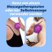 Resultsport Lacrosse & Hedgehog Massage Ball Set for Foot Pain Relief | Plantar Fasciitis Trigger Point Massage - Purple - Buy Online on GoSupps.com