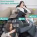 BOFEUNNG Shiatsu Neck and Back Massager with Heat - Deep Kneading Electric Massage Pillow for Fathers Day Gift - Buy Online on GoSupps.com