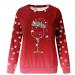 Women's Christmas Sweatshirts Cute Snowman Penguin Print O-Neck Raglan Top Shirt Pullover Comfy Warm Xmas Jumper Winter Long Sleeve Tops Loose Tunic Top Sweaters Z32-red S - Buy Online on GoSupps.com