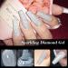 Supwee 10ml Reflective Glitter Gel Nail Polish - Silver Sparkling Diamond Soak Off UV Gel - Buy Online on GoSupps.com