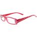 Stylish Designer Pink Reading Glasses for Women - Rhinestone Details & Spring Hinge | Dioptria Options 1.0-3.0 - Buy Online on GoSupps.com