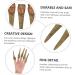 DIKACA Fake Witch Fingers Skeleton Fingers Halloween Finger Extension 5pcs False Nail Set The Witch Cosplay Plastic Witch Nails Halloween Witch Fingers Halloween Nail Claws As Shown 3 9.5x2.5cm - Buy Online on GoSupps.com