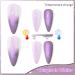 Colour Changing Gel Nail Polish - Shimmer Glitter Gel Nail Varnish - Thermal Temperature Change Purple to White UV Gel Nail Polish - Soak off Sparkly Reflective Glitter Gel Polish - Buy Online on GoSupps.com