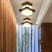 Hemobllo Solid Wood Ceiling Lamp Ceiling Hanging Light Hanging Lamp Pendant Light LED Wall Lamp Coffee Glass - Buy Online on GoSupps.com