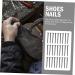 ULTECHNOVO 1 Shoe Repair Nails Shoe Nails Hardware Nails Pin Nails Decorative Nails Replacement Shoes Nails Furniture Nails Shoes Nails Repair Miniature Nail Shoe Tacks Boots Iron Heel Black 2.2X0.3cm - Buy Online on GoSupps.com