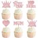24Pcs Rose Gold Mothers Day Cupcake Topper Mothers Day Cupcake Picks Happy Mothers Day Cupcake Topper Mothers Day Cupcake Decorations