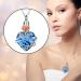 Canghai Rousa Heart Cremation Urn Necklace for Ashes Stainless Steel Keepsake Pendant Necklace Ashes Holder Memorial Jewelry for Mum Dad Women Men Dog Pet Blue 2 - Buy Online on GoSupps.com